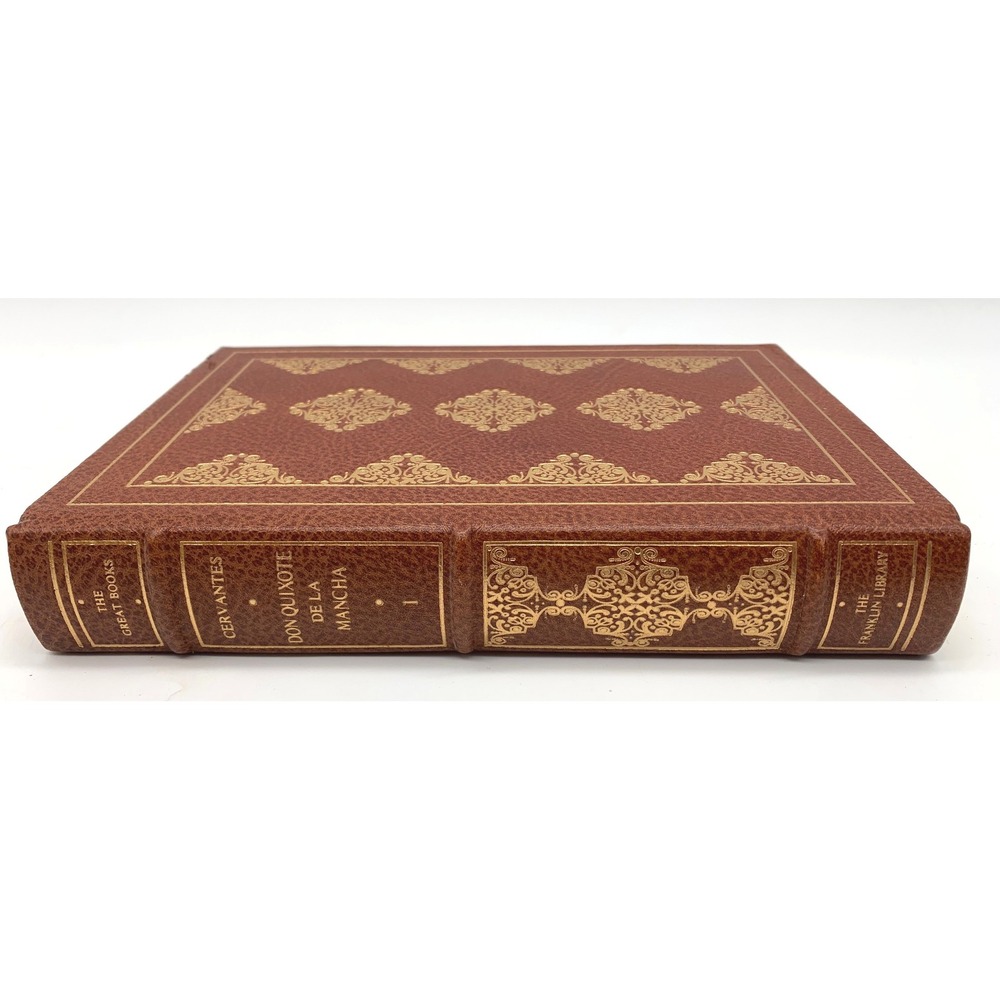 Franklin Library Don Quixote Miguel de Cervantes Brown Leather Gold Limited Ed